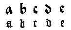 The Two Earliest Typefaces